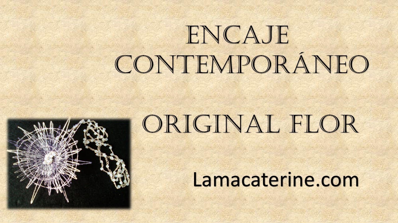 1/4 Encaje contemporáneo: Flor collar materiales e inicio por lamacaterine