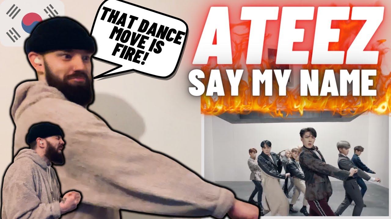 Реакция TeddyGrey на ATEEZ (에이티즈) — официальный клип «Say My Name» | Великобритания 🇬🇧 РЕАКЦИЯ