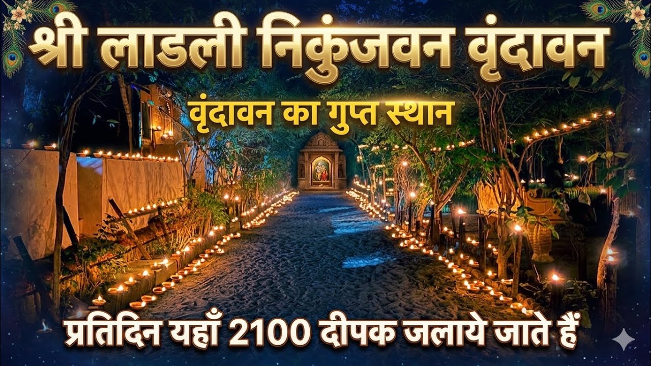 श्री लाडली निकुंजवन वृंदावन | वृंदावन का गुप्त स्थान | Shree Ladli Nikunj Van Vrindavan Dham