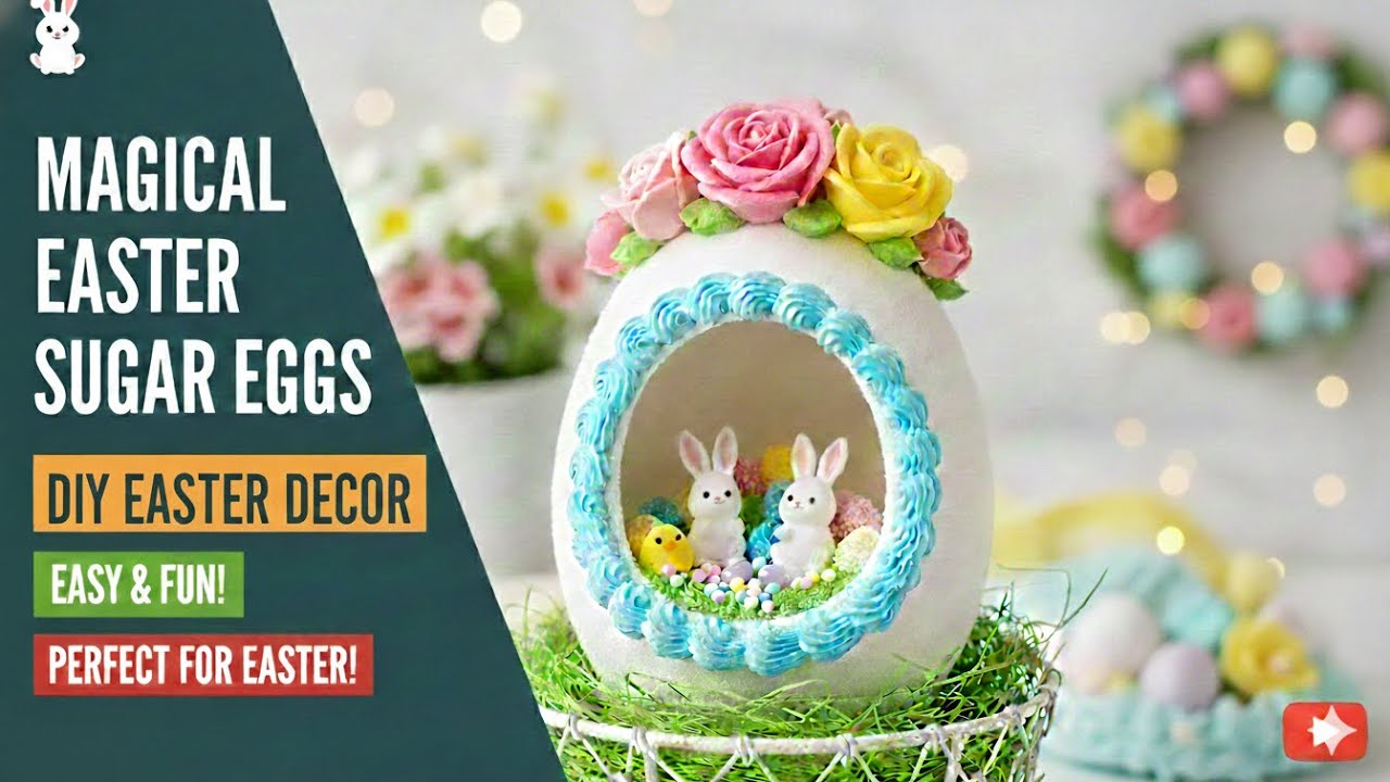 Magical Easter Sugar Egg | Inside Look at Panorama Eggs