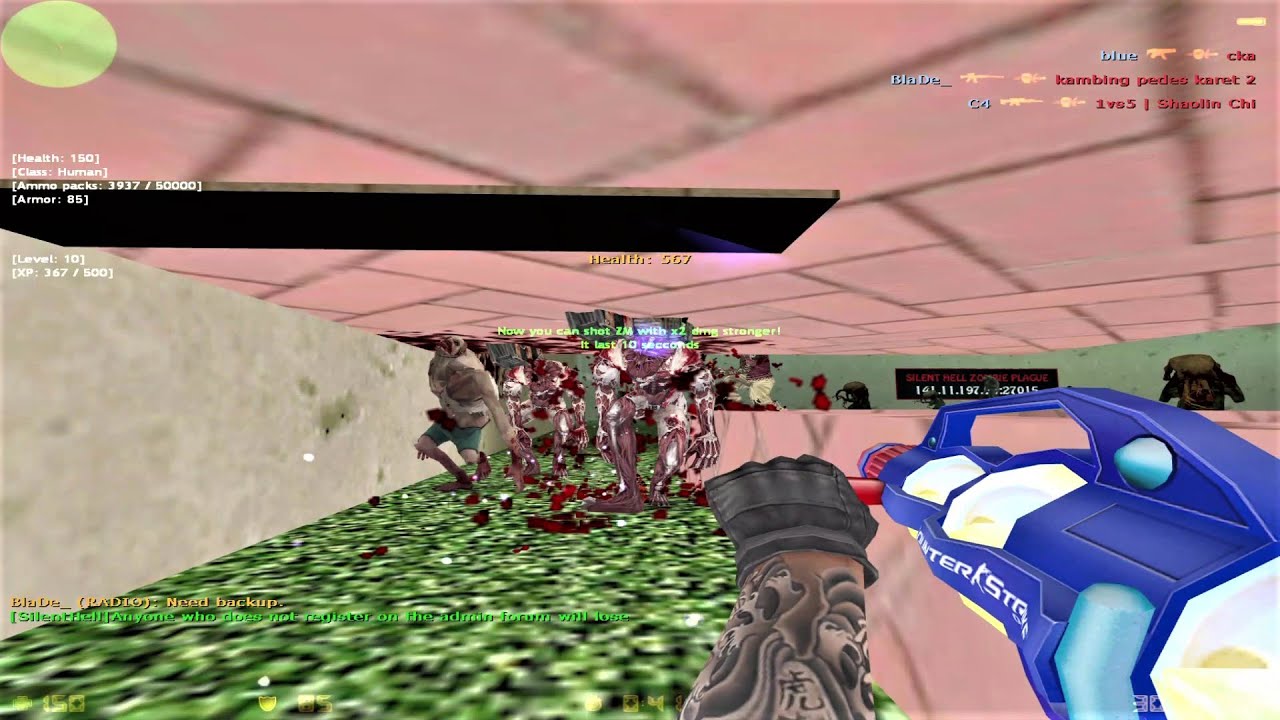 Cs 1.6 Zombie Plague [ZM] Silent Hell Zombie Plague][zm_csf_kamp]