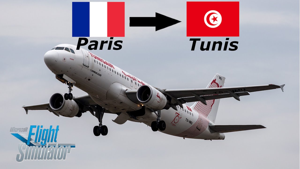 Vol Paris ORY (LFPO) - Tunis (DTTA) en A320 Fenix | Flight Simulator 2020