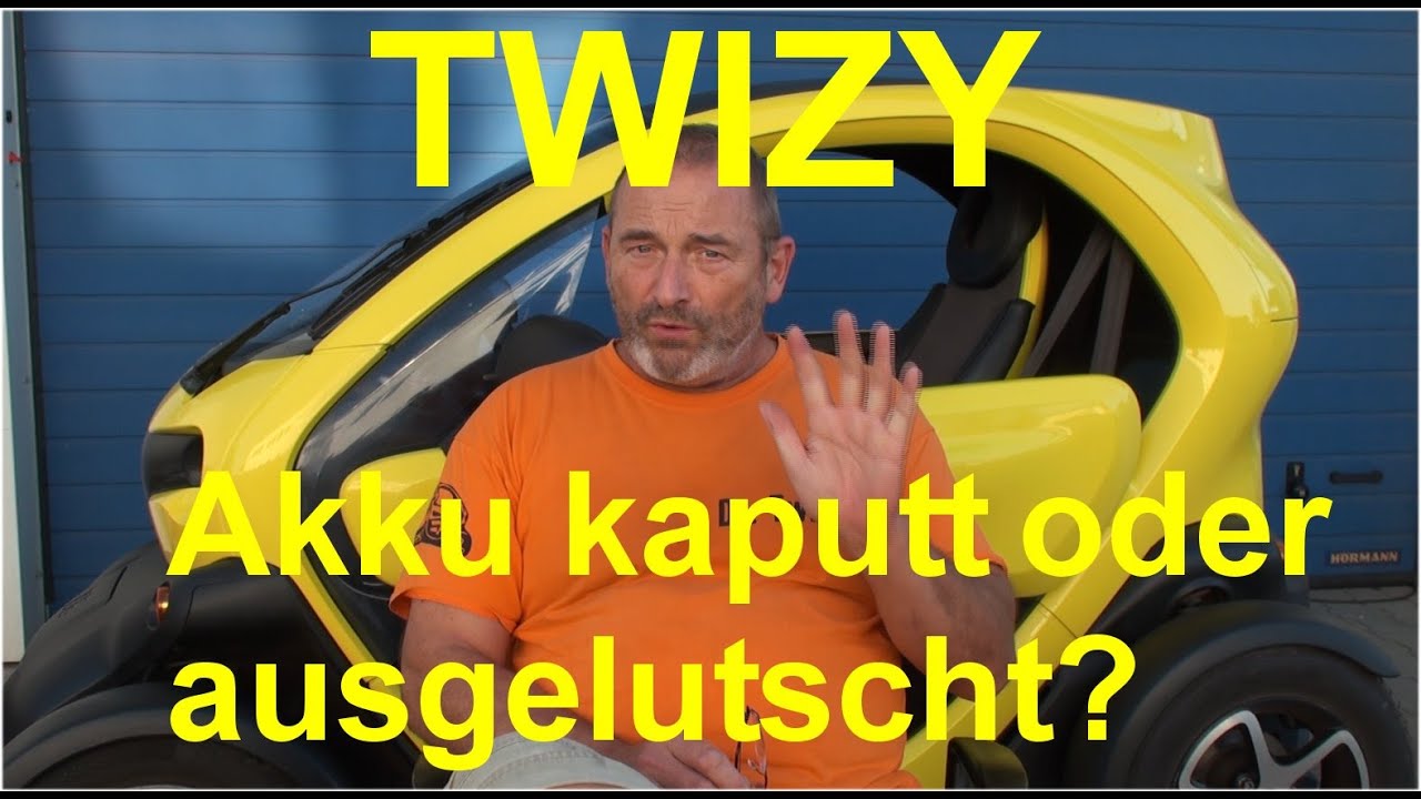 Twizy Akku kaputt? Unter 70%