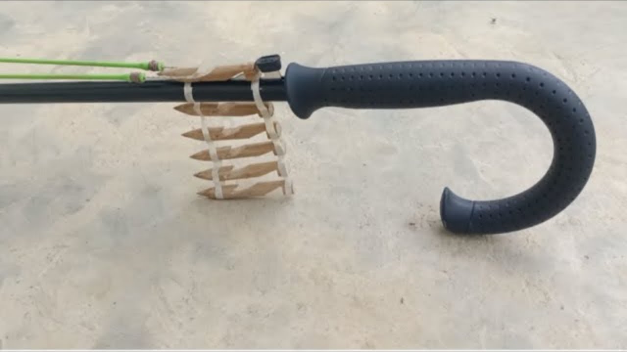 DIY Slingshot:  Crafting a Unique and Powerful Tool from an Umbrella