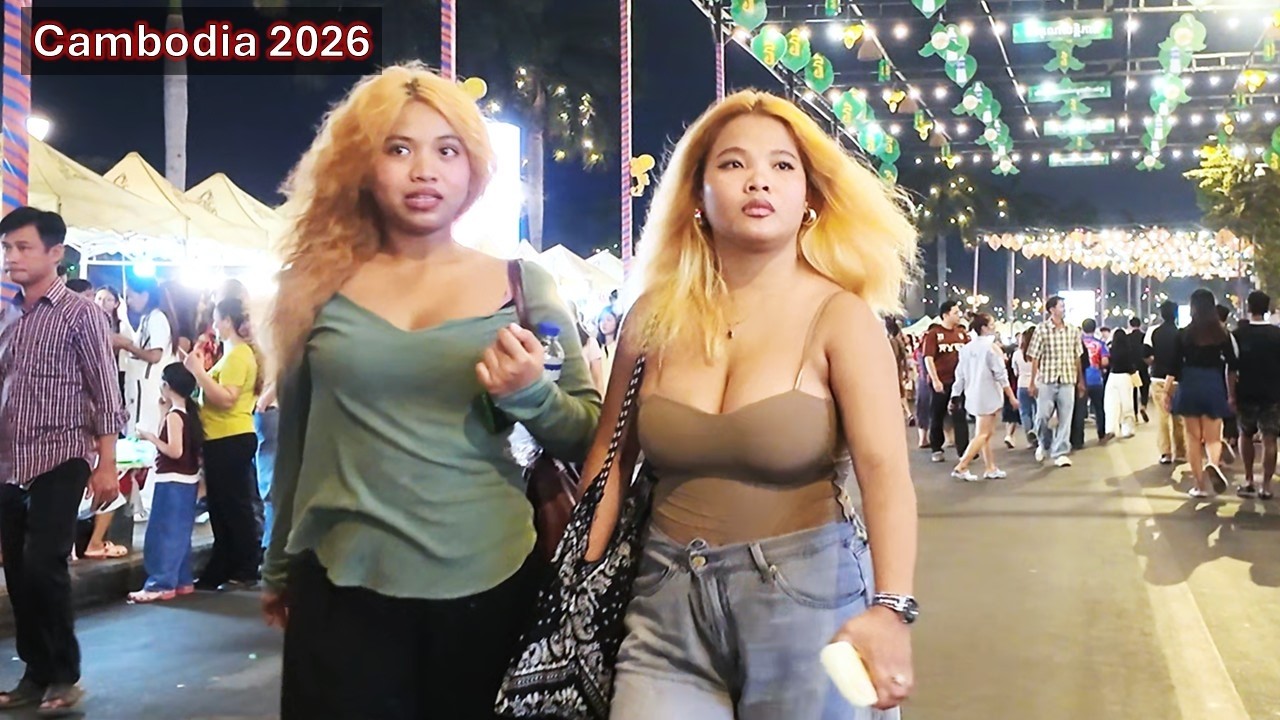 Nightlife in Cambodia 2026 🇰🇭 | Phnom Penh City on Weekend After Dark 4K
