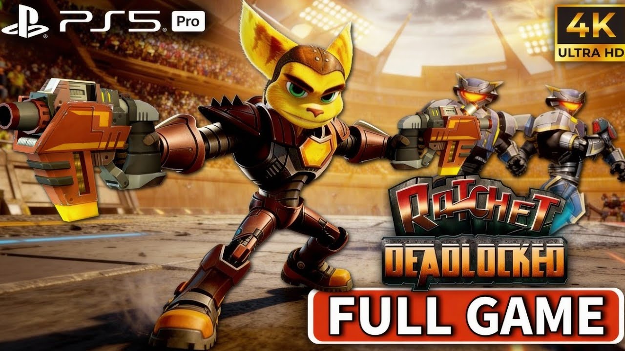 RATCHET DEADLOCKED - Gameplay Walkthrough FULL GAME (4K60FPS)