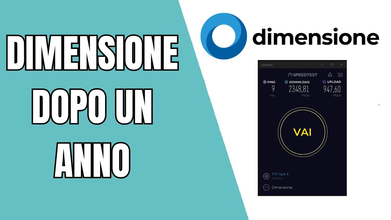 Come va DIMENSIONE dopo un anno ? ( cod. sconto in descrizione )