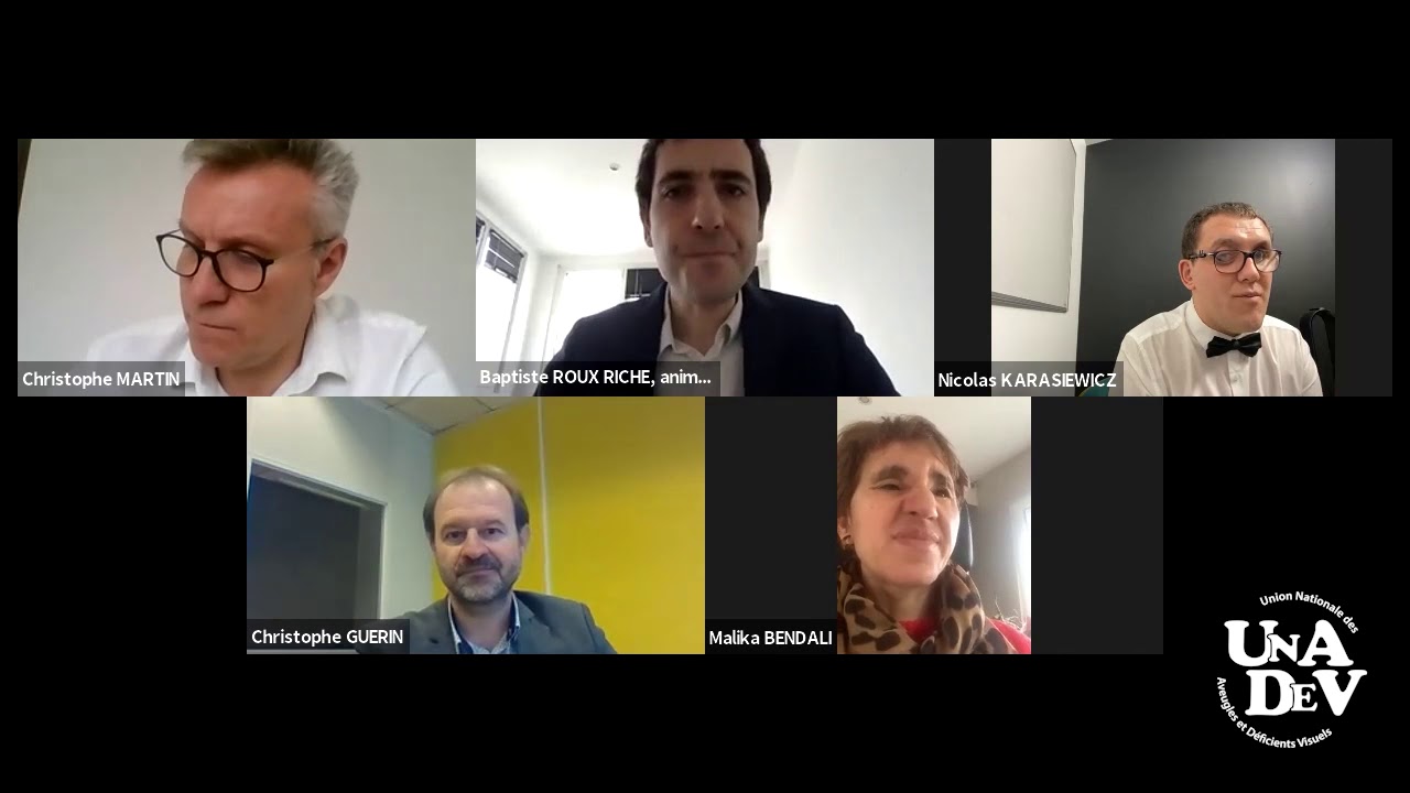 Webinaire : l'intégration des personnes déficientes visuelles sur le marché du travail