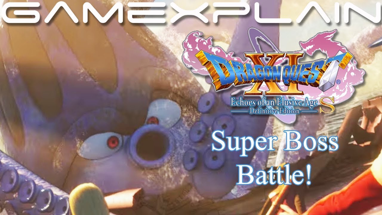 Defeating the Super Boss in Dragon Quest XI S!
