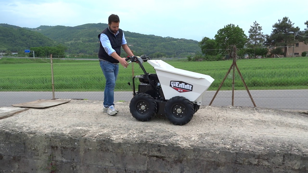 Motocarriola a motore md 80 a ruote GIEMME