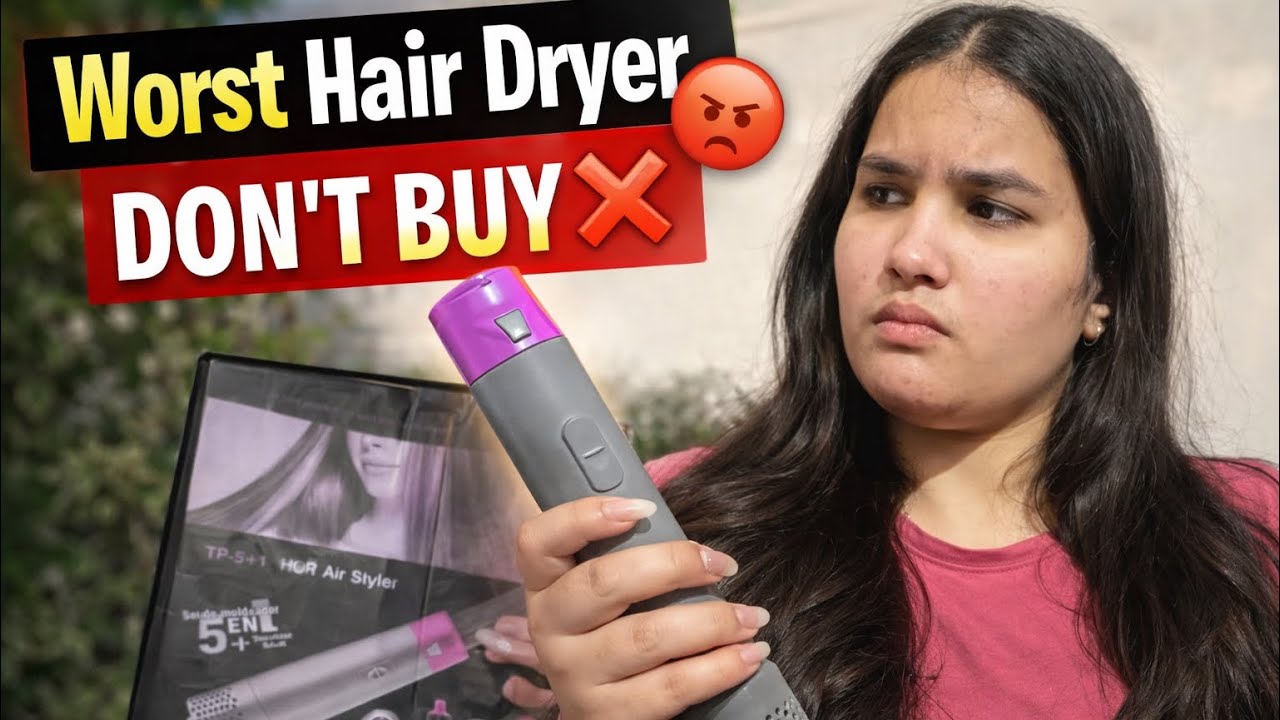 Amazon 5 in 1 Hair Dryer Honest Review 😡 | Worst Hair Styler | Don’t Buy ❌