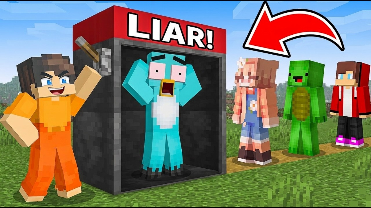 Использую ДЕТЕКТОР ЛЖИ, чтобы узнать СЕКРЕТЫ друга в Minecraft