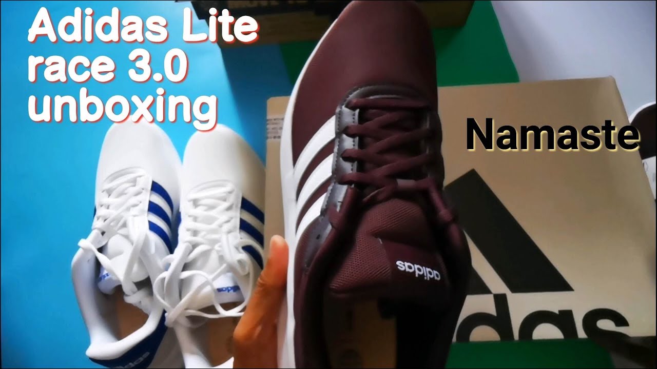 Распаковка и обзор кроссовок Adidas Lite racer 3.0