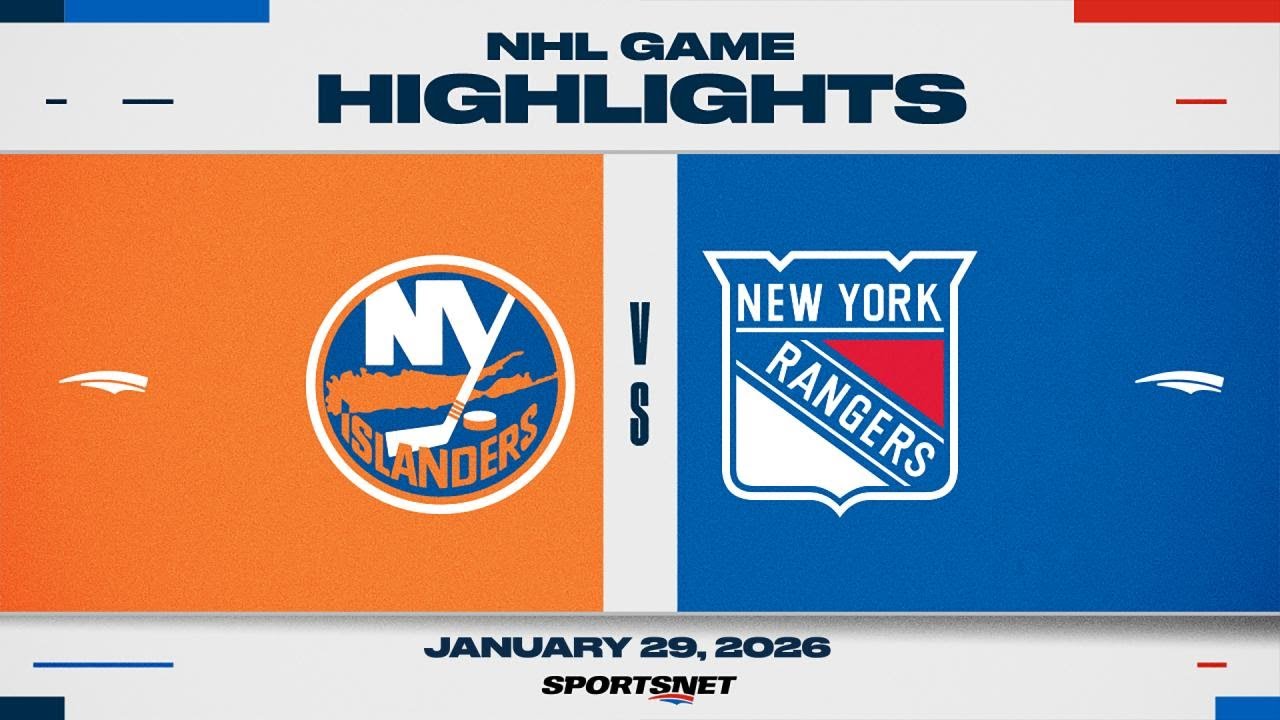 NHL Highlights | Islanders vs. Rangers - January 29, 2026