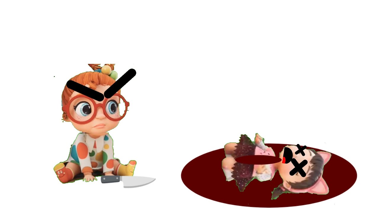 dottie doodle draws a picture of her killing Katie kat in the bathtub! (do not block this Hasbro)