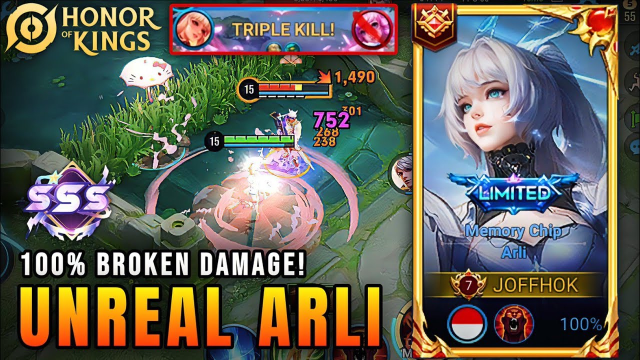 Unstoppable ARLI Next-Level Gameplay & OP Build in Honor of Kings | JOFFHOK