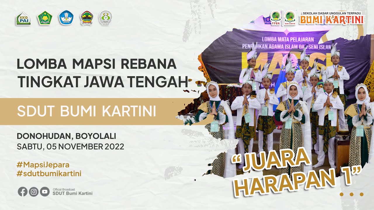 LOMBA MAPSI REBANA SDUT BUMI KARTINI TINGKAT PROVINSI