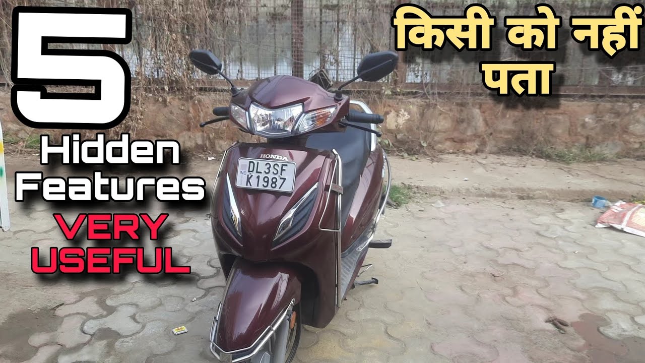 🔥HONDA ACTIVA 5 HIDDEN FEATURES | जो किसी को नहीं पता है VERY USEFUL 2024 #trending #viral