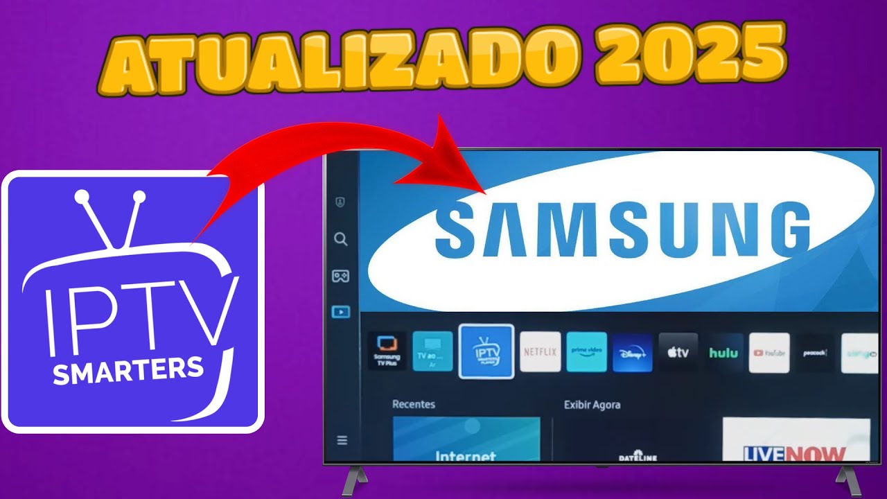 ⭕Como Instalar App IPTV Smarters pro na Tv Samsung cu8000 cu7700