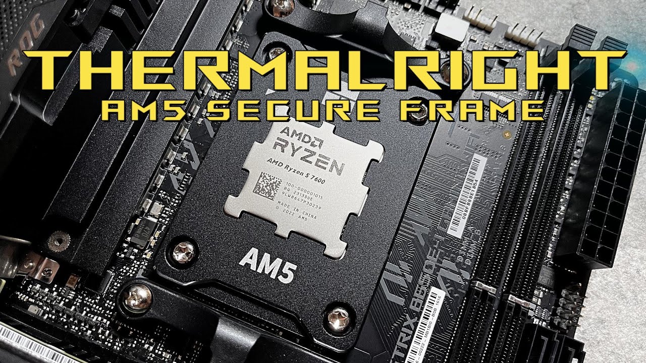 How to install the thermalright secure frame? AMD am5  gen CPU