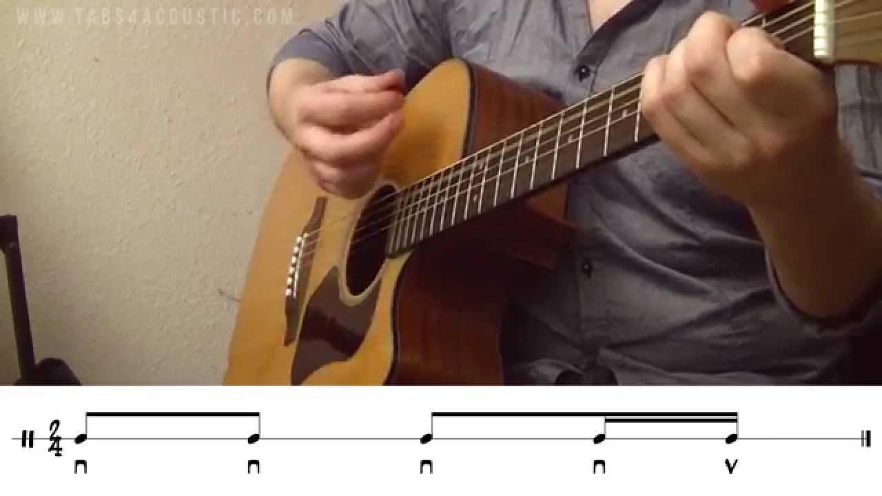 Knockin on heaven's door (Bob Dylan) tuto guitare - La rythmique