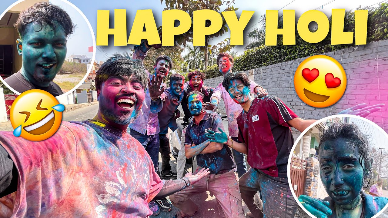 HOLI VLOG 2026 😍💜 | Holi With School Friends 🥳