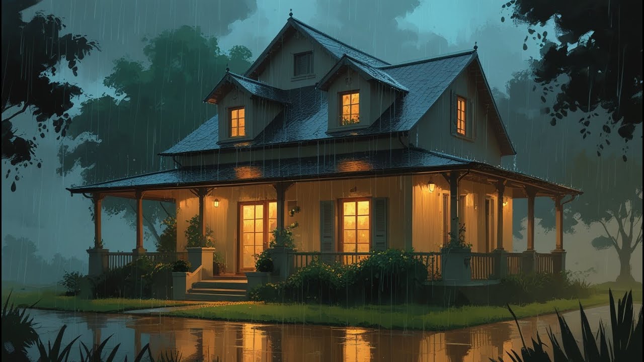 Relaxing Dark Rainstorm Sounds | Sleep Faster, Stress Relief & Deep Relaxation