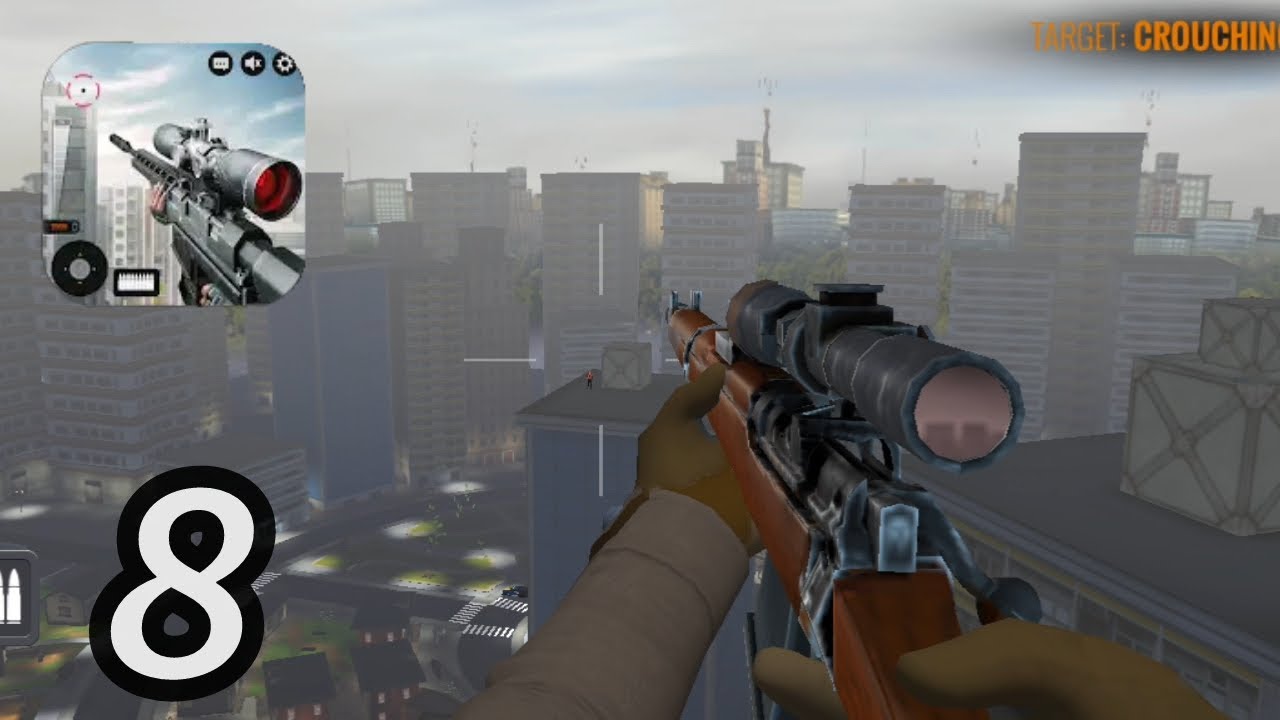 Sniper elite part 8 || gameplay walkthrough - sniper 3D : gun shooting games (android)