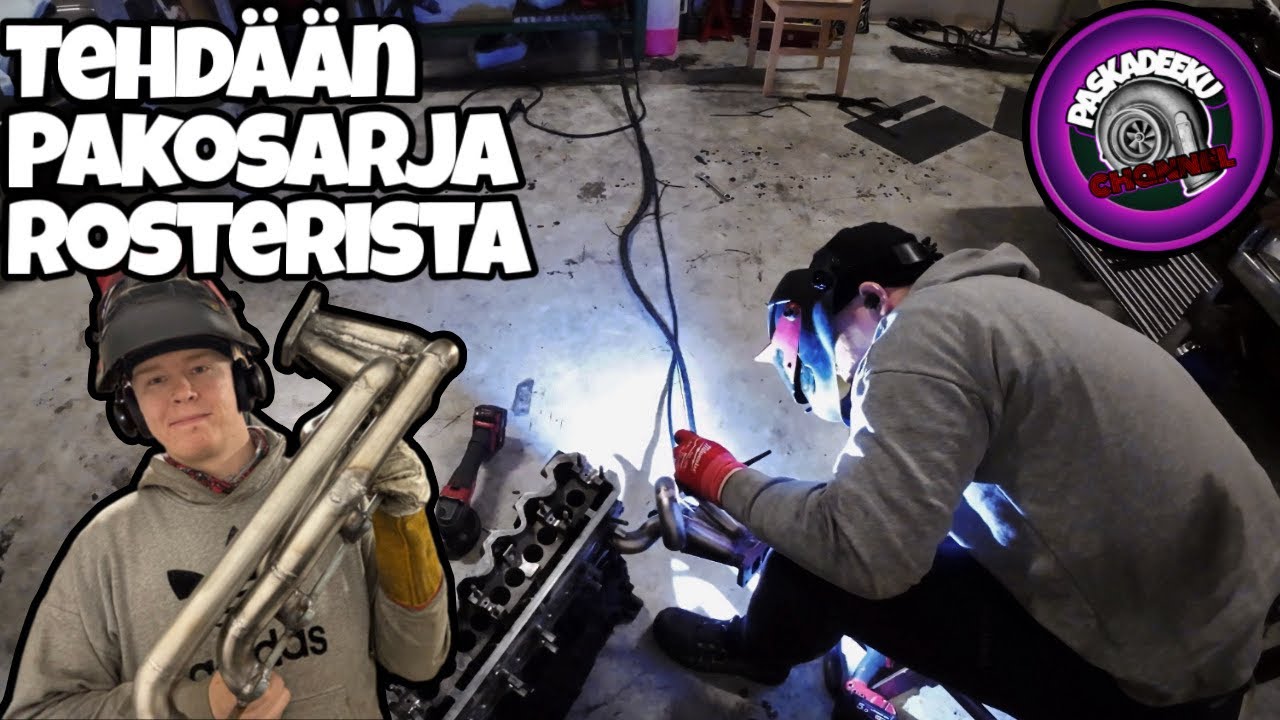 Hitsataan TIGillä pakosarja rosteriputkesta!