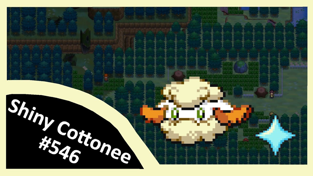 (Live) Shiny Cottonee after 18,852 Random Encounters! Unova Shiny Living Dex #546