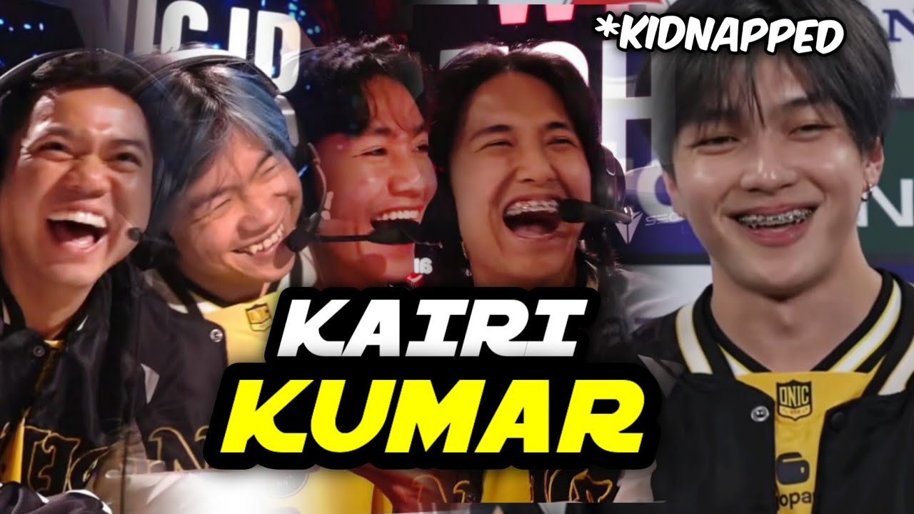 Streamers Reaction to Kirk's Savage and Kairi's KUMAR MOMENT against Onic PH!