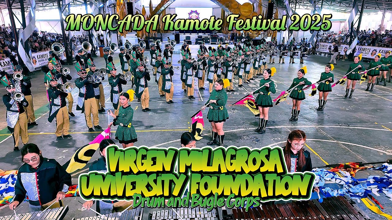 Drum and Bugle Corps - Drill -  V M U F  DBC at Moncada Kamote Festival 2025