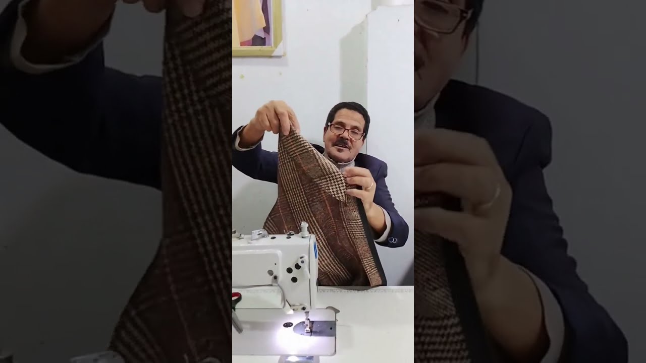 أجي تعلم طريقه خياطه جلابة مونطو بالسنسلة 🪡🧵