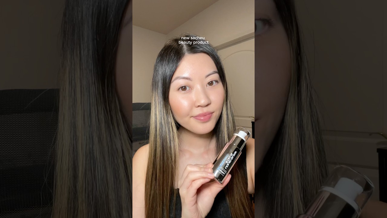 NEW product from sacheu beauty 🌟 #newmakeup #makeup #highlighter #liquidhighlighter #glowymakeup