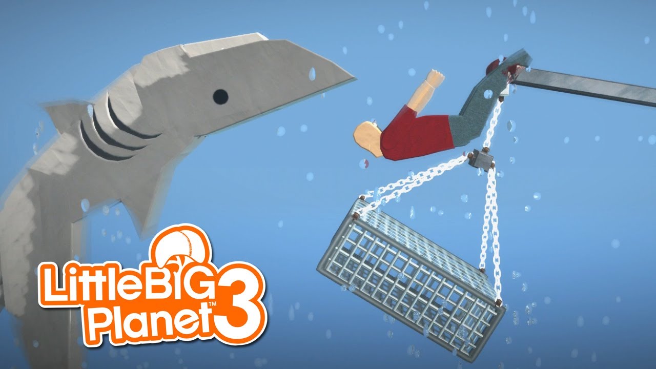 Alligator Boyz Catching Sharks - Bob Boat Fight [LittleBigPlanet 3] PS5 Gameplay