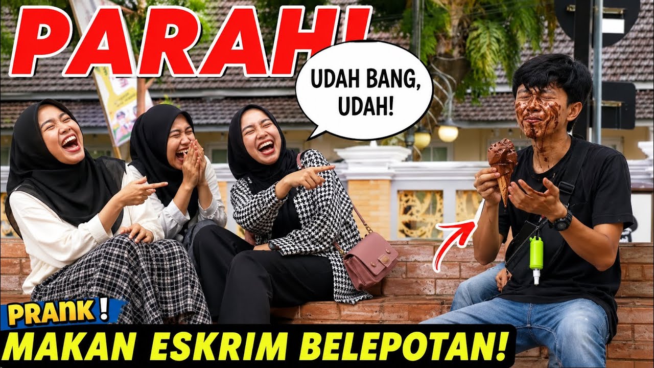 PARAH! MAKAN ESKRIM BELEPOTAN DEPAN CEWEK - Part8