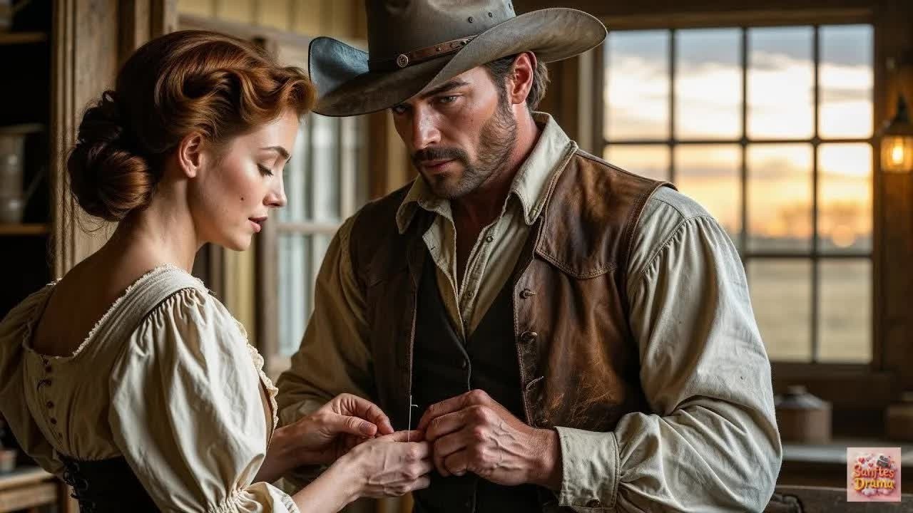 Sie Fand den Cowboy, der ein Hemd Flicken Wollte, und Nahm die Nadel aus Seinen Zitternden Hände