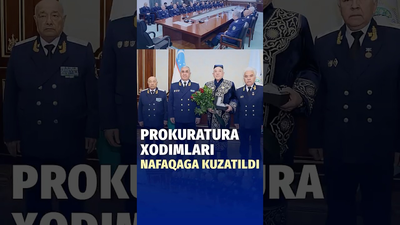 Prezident tanqididan so&lsquo;ng prokuraturada bir guruh xodimlar nafaqaga kuzatildi