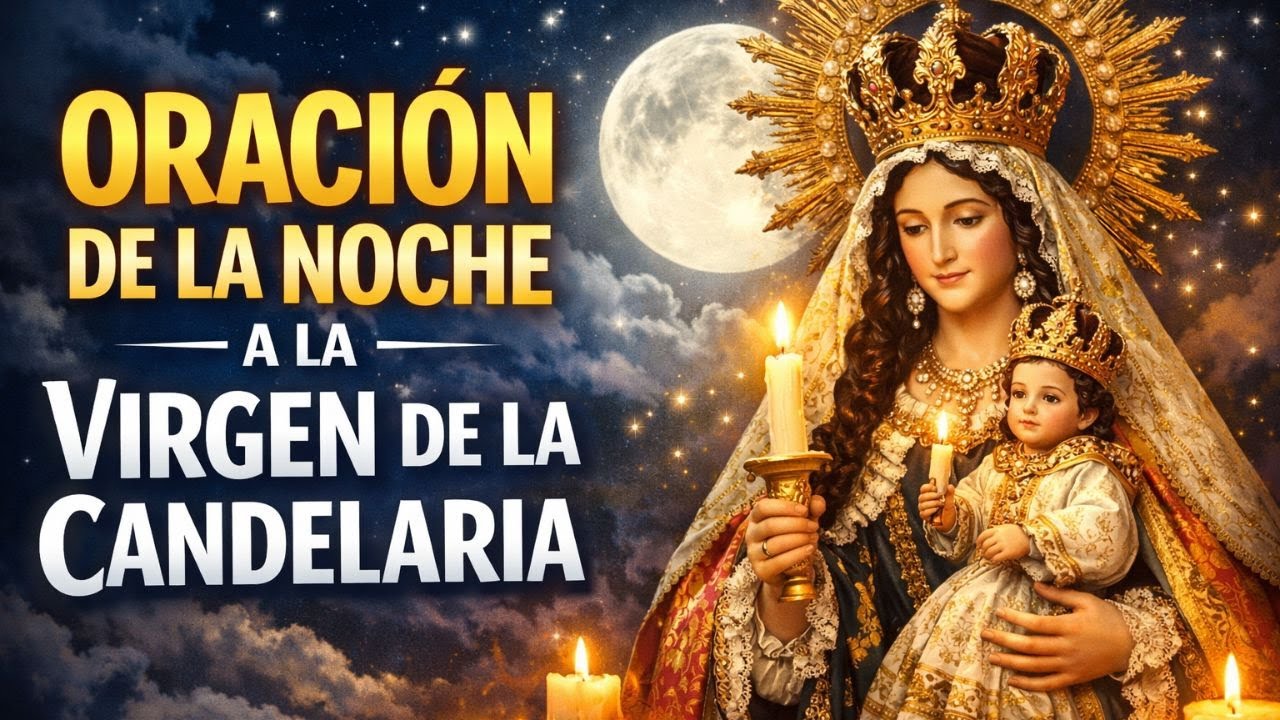 ANTES DE DORMIR 🙏 ORACIÓN PODEROSA A LA VIRGEN DE LA CANDELARIA | 2 de Febrero