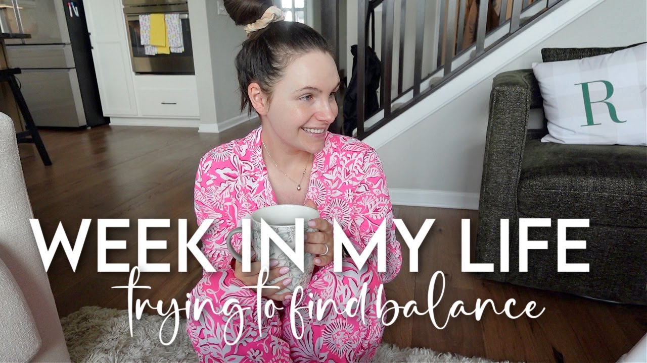 WEEK IN MY LIFE: trying to balance work + mom life, perfect matcha latte, visiting Neal, honest chat