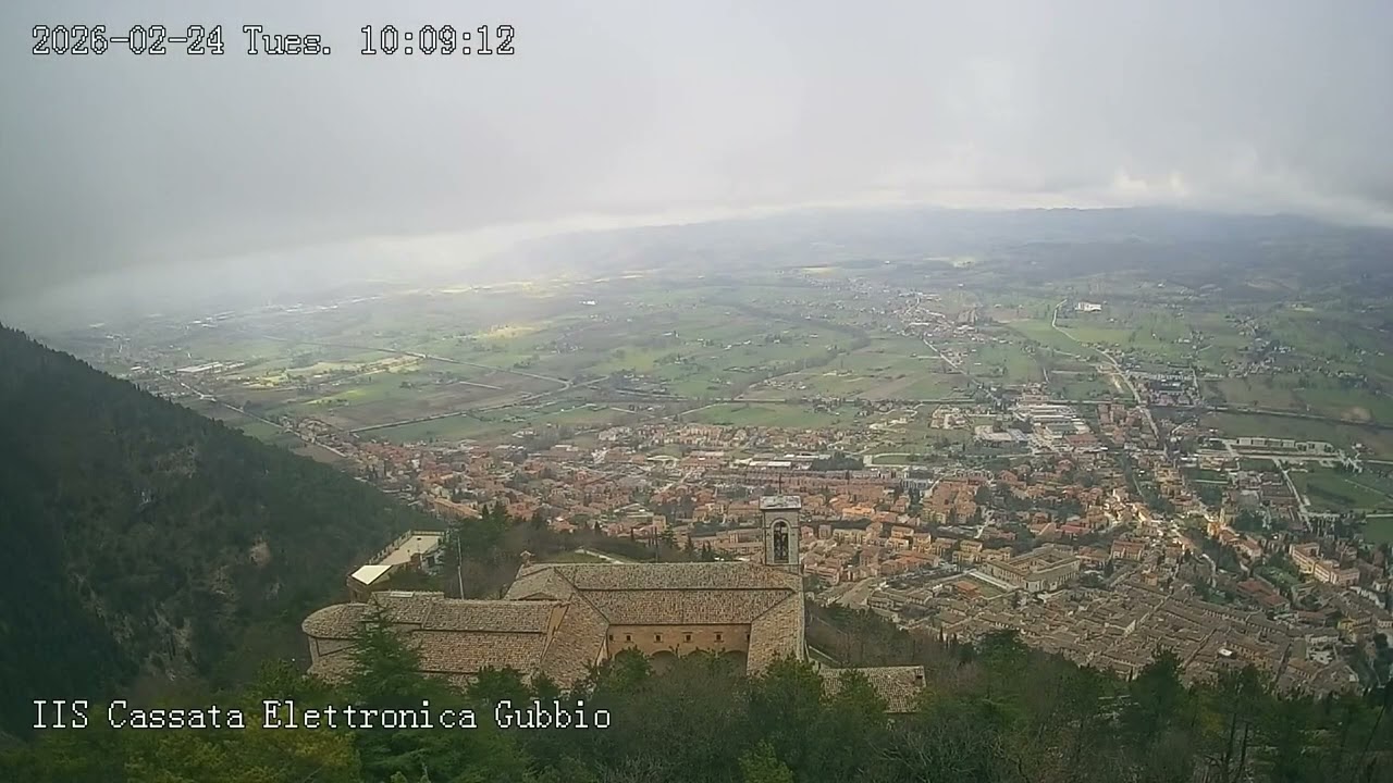 Gubbio Timelapse del 24/02/2026