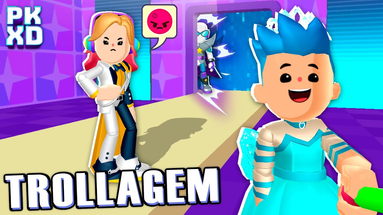 😅 TROLLEI a Jaqueli com a ARMADURA TURBINADA no Festival de Moda do PK XD