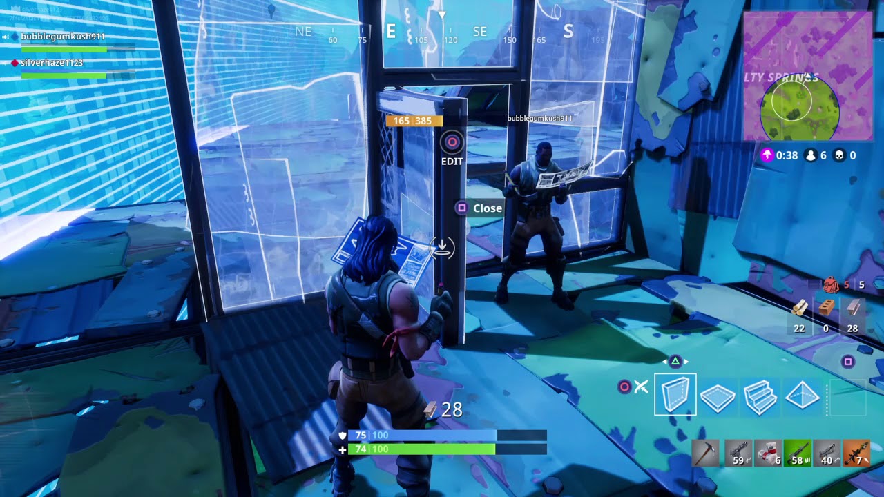 Fortnite Silverhaze1123 & Bubblegumkush's first win on duo