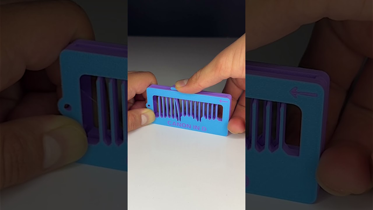 3D Printed Canon in D Musical Fidget