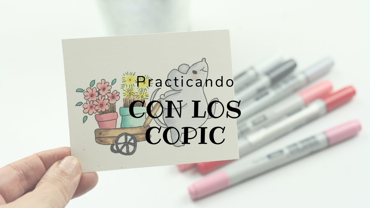 Practicando con los COPIC.🖊️Copic markers🖊️