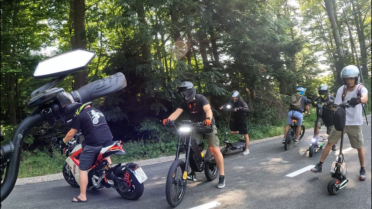 Grupna vožnja na Sljeme električnim vozilima (romobili, skuteri, bicikli)