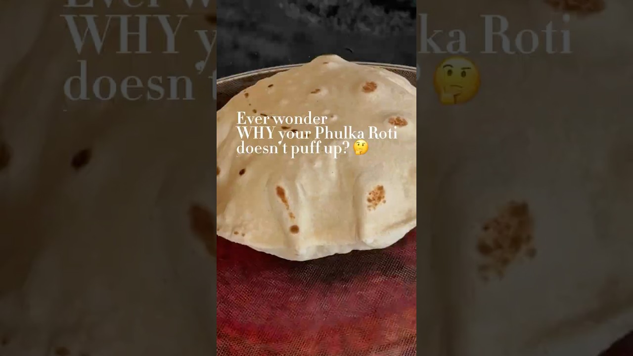 Your Phulka Roti Won&rsquo;t Puff? 🤔 Here&rsquo;s WHY! 😱 #shorts #roti #gujaratifood