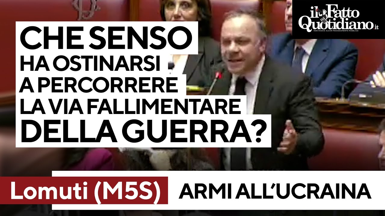 Armi, Lomuti contro Crosetto: 