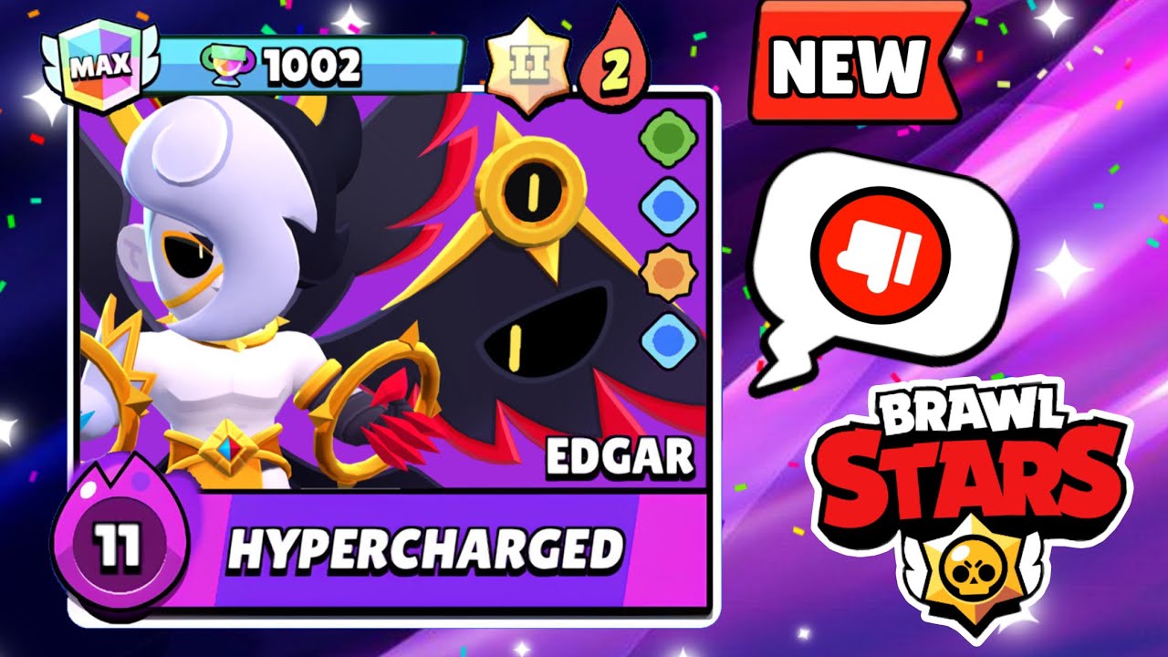I BECAME THE WORLD's NEWEST EDGAR MAIN😱😱`Brawl Stars