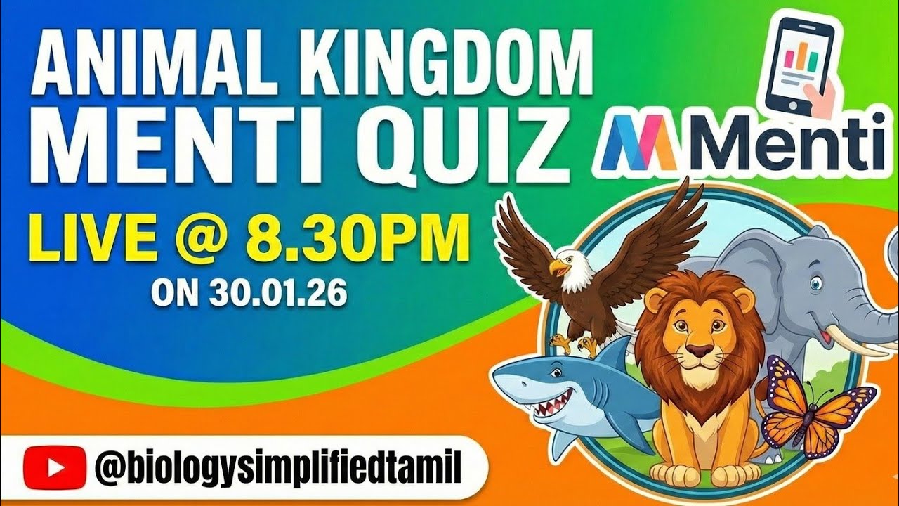 ​Animal Kingdom | MENTI Quiz LIVE 🔴 | Most Expected MCQs | NEET 2026